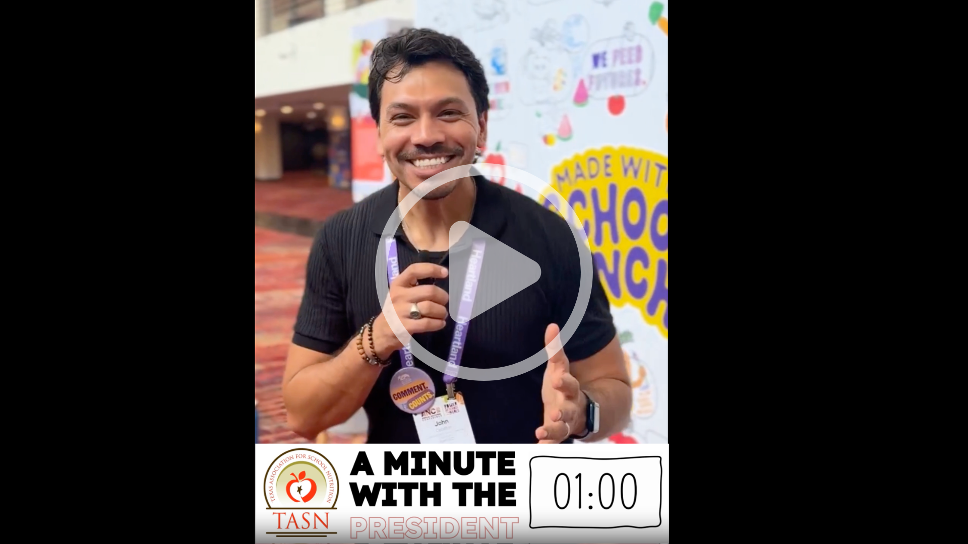A Minute with the TASN President